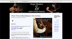 Desktop Screenshot of negarboubanandsalimghazisaeedi.bandcamp.com