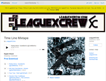 Tablet Screenshot of leaguexcrew.bandcamp.com