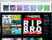 Tablet Screenshot of konekta.bandcamp.com