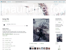 Tablet Screenshot of maundriefox.bandcamp.com