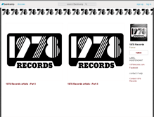 Tablet Screenshot of 1978records.bandcamp.com