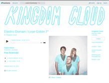 Tablet Screenshot of kingdomcloud.bandcamp.com