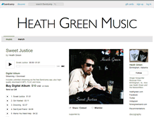 Tablet Screenshot of heathgreen.bandcamp.com