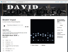 Tablet Screenshot of davidconcertoproducersongwriter.bandcamp.com