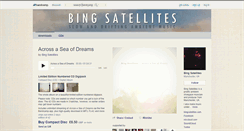 Desktop Screenshot of bingsatellites.bandcamp.com