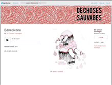 Tablet Screenshot of dechosessauvages.bandcamp.com