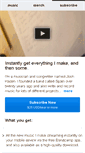 Mobile Screenshot of joshhaden.bandcamp.com