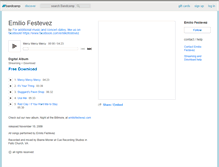 Tablet Screenshot of emiliofestevez.bandcamp.com