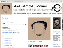 Tablet Screenshot of mikegambleloomer.bandcamp.com