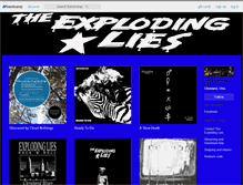 Tablet Screenshot of explodinglies.bandcamp.com