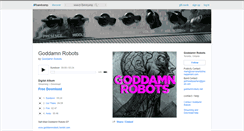 Desktop Screenshot of goddamnrobots.bandcamp.com