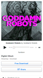 Mobile Screenshot of goddamnrobots.bandcamp.com