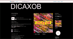 Desktop Screenshot of dicaxob.bandcamp.com