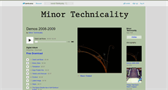 Desktop Screenshot of minortechnicality.bandcamp.com