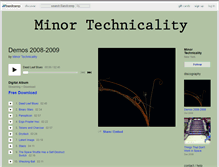 Tablet Screenshot of minortechnicality.bandcamp.com