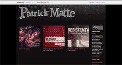 Desktop Screenshot of patrickmatte.bandcamp.com