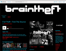 Tablet Screenshot of braintheft.bandcamp.com