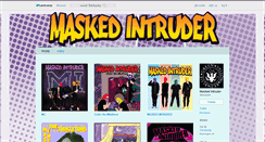 Desktop Screenshot of maskedintruder.bandcamp.com