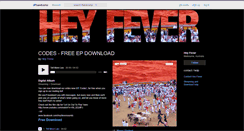 Desktop Screenshot of heyfeversounds.bandcamp.com