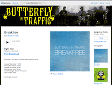 Tablet Screenshot of butterflyintraffic.bandcamp.com