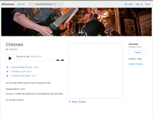 Tablet Screenshot of chironex2.bandcamp.com