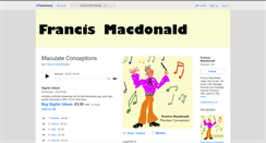Desktop Screenshot of francismacdonald.bandcamp.com