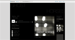Desktop Screenshot of ghosthorses.bandcamp.com