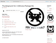 Tablet Screenshot of frontlynaz.bandcamp.com