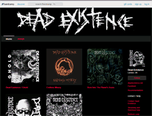 Tablet Screenshot of deadexistence.bandcamp.com