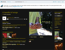 Tablet Screenshot of brokensidewalk.bandcamp.com