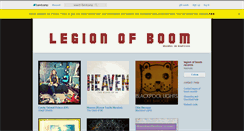 Desktop Screenshot of legionofboom.bandcamp.com