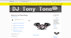 Desktop Screenshot of djtonytone.bandcamp.com