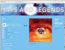 Tablet Screenshot of mapsandlegends.bandcamp.com