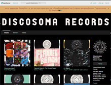 Tablet Screenshot of discosomarecords.bandcamp.com