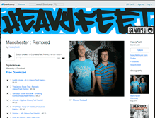 Tablet Screenshot of heavyfeet.bandcamp.com