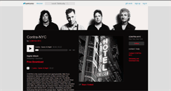 Desktop Screenshot of contranyc.bandcamp.com