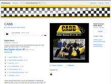 Tablet Screenshot of cedaravenuebluesband.bandcamp.com