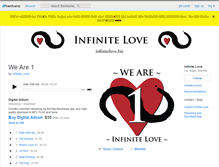 Tablet Screenshot of infinitelove.bandcamp.com