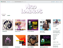 Tablet Screenshot of nicoluminous.bandcamp.com