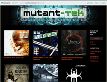 Tablet Screenshot of mutant-tek.bandcamp.com