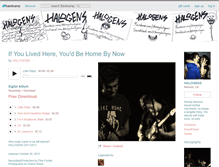 Tablet Screenshot of halogens.bandcamp.com