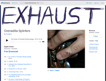 Tablet Screenshot of exhaust.bandcamp.com