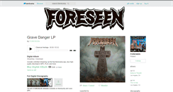 Desktop Screenshot of foreseen.bandcamp.com