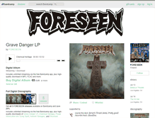 Tablet Screenshot of foreseen.bandcamp.com