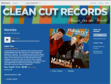Tablet Screenshot of cleancutrecords.bandcamp.com
