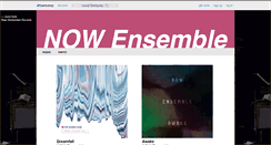Desktop Screenshot of nowensemble.bandcamp.com
