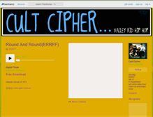 Tablet Screenshot of cultcipher.bandcamp.com