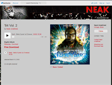 Tablet Screenshot of neakundefined.bandcamp.com