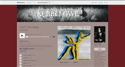 Desktop Screenshot of kerrilowe.bandcamp.com