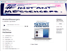 Tablet Screenshot of instantmessengers.bandcamp.com